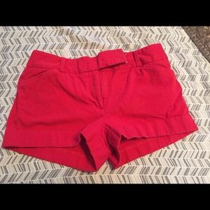 🙌🏼REDUCED🙌🏼BCBG red cuffed shorts. Size M.